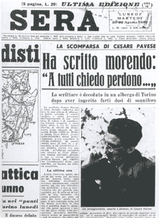 morte di Pavese